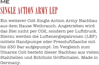 Lep single action army